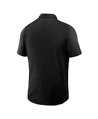Nike Men's Black West Virginia Mountaineers Built on Bravery Victory Dri-fit Polo Shirt