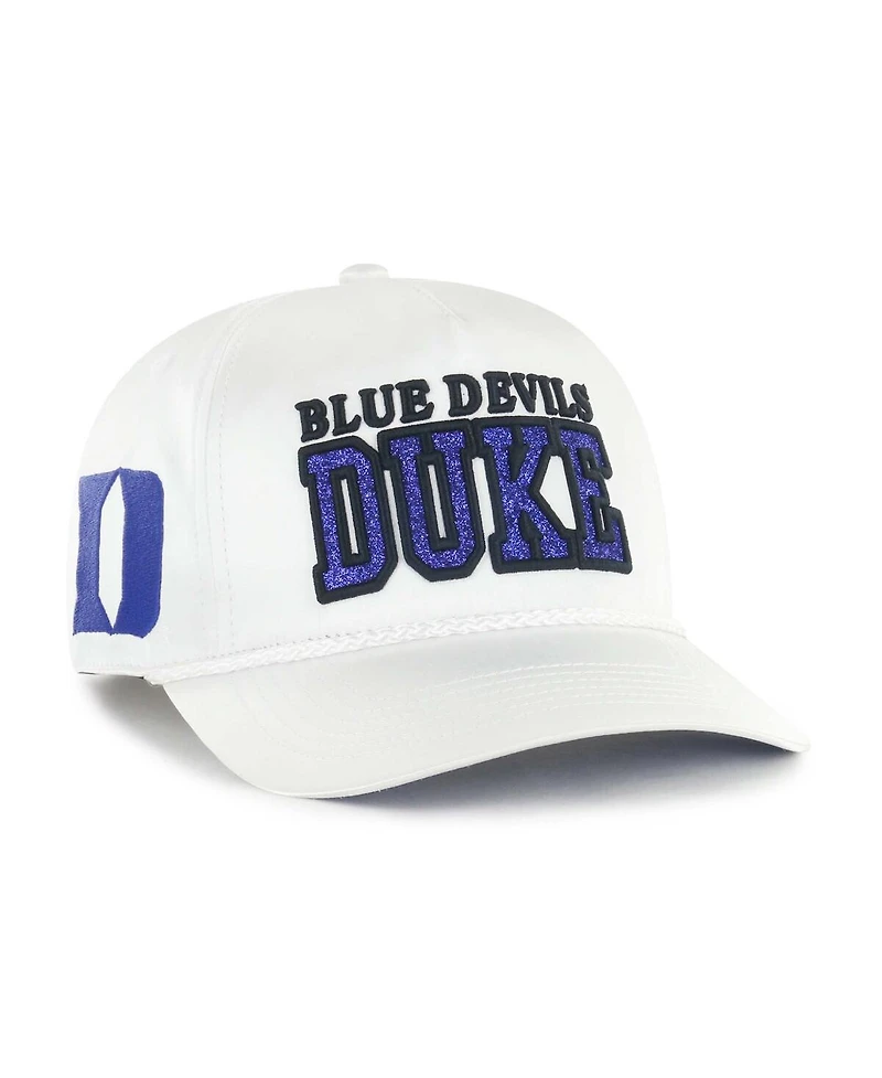 '47 Brand Women's White Duke Blue Devils Outspoken Hitch Adjustable Hat