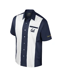 Colosseum Men's Navy Cal Bears Strike Bowling Button-Up Shirt