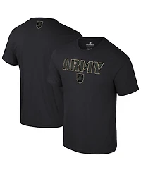 Colosseum Men's Black Army Knights Color Pop Active Blend T-Shirt