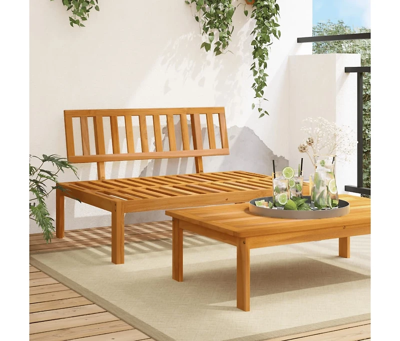 Pallet Sofa Wood color Solid acacia wood Standard Modular