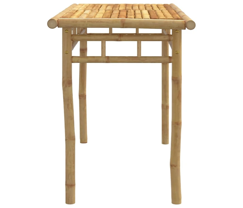 Patio Dining Table 43.3"x21.7"x29.5" Bamboo
