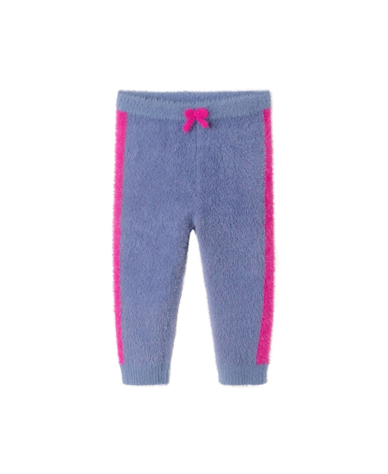 Andy & Evan Baby Girls Heart Color Block Sweater w/Pant Headband Set
