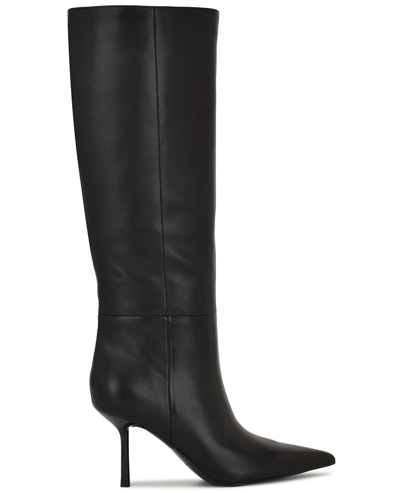 Nine West Women's Nomas Pointed Toe Tall Dress Boots