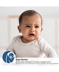 Panasonic Dect 6.0 Expandable Cordless Phone System with Answering Machine and Call Blocking - 3 Handsets - Metallic Black