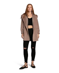 Belle & Bloom Women's Next To You Hooded Wool Blend Coat