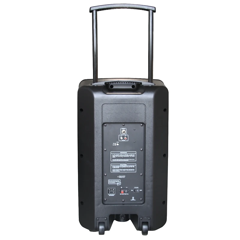 RadioShack 12 Inch Pa Tower Speaker with Fm Radio, Rechargeable Battery, and Tripod 4001941