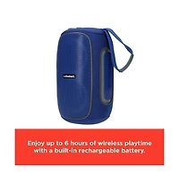 RadioShack 30W Blue and Grey Wireless Portable Speaker with Rgb Lights Fm Radio Bluetooth 5.3 4001780