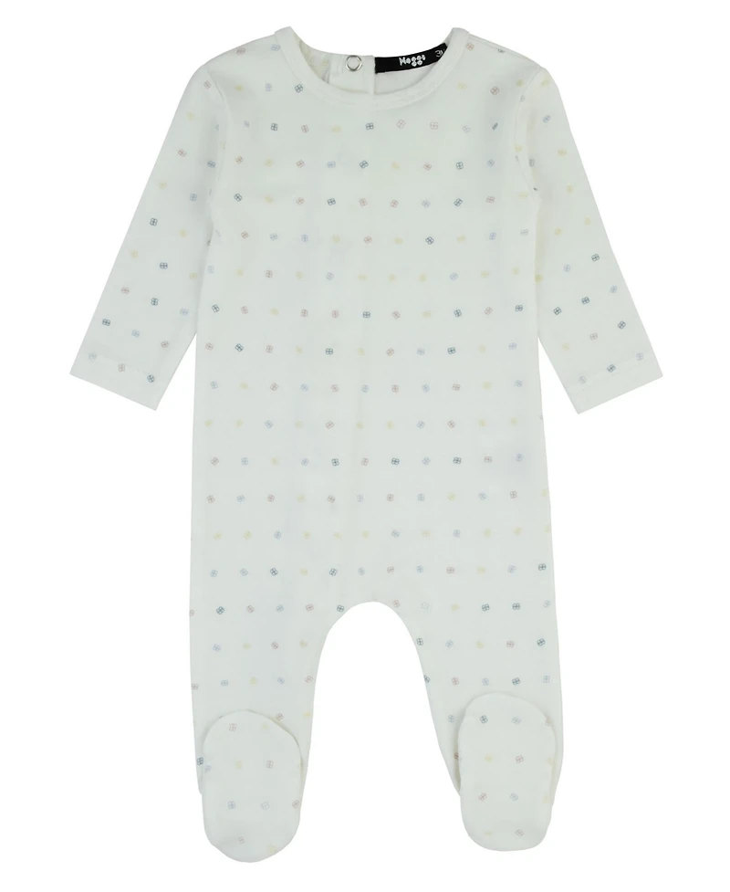 NoggiWear Boys Bamboo Pattern Footie