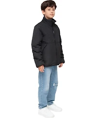 Rokka&Rolla Little and Big Boys' Reversible Lightweight Fleece Jacket