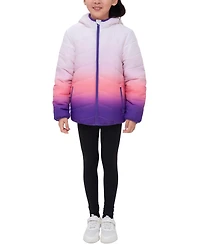 Rokka&Rolla Little and Big Girls' Reversible Fleece Jacket