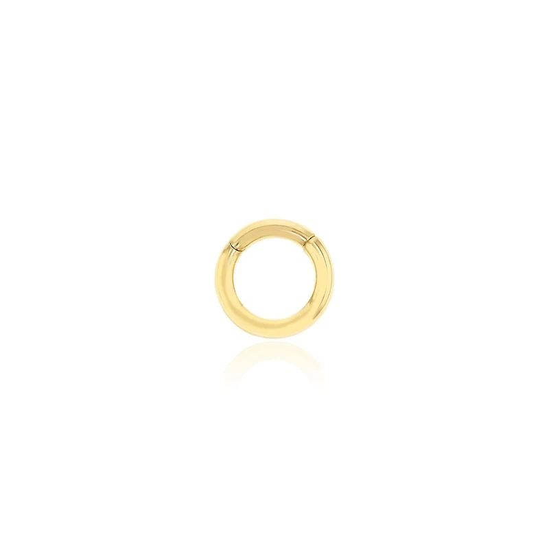 The Lovery Round Gold Charm Holder 13 millimeters