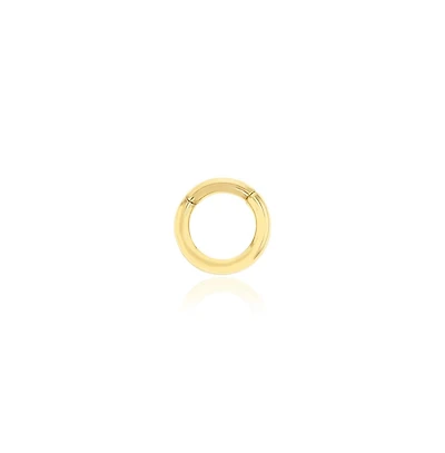 The Lovery Round Gold Charm Holder 13 millimeters