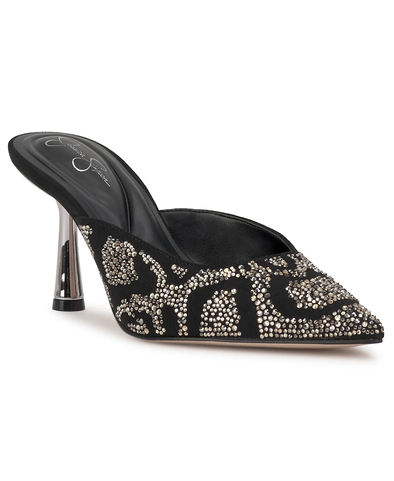 Jessica Simpson Women's Xia Mid-Heel Mule Pumps