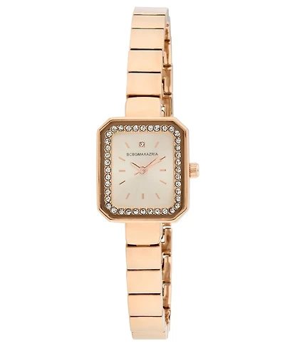 Bcbgmaxazria Women's Rose Gold Stainless Steel Bracelet Watch, 21mm