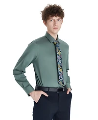 Bar Iii Men's Sateen Solid Dress Shirt, Macy's Exclusive