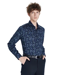 Bar Iii Men's Tossed Bouquet Print Dress Shirt, Macy's Exclusive