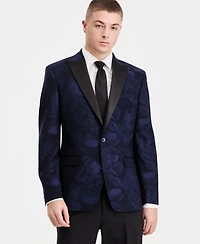 Bar Iii Men's Slim-Fit Jacquard-Floral Evening Jacket, Macy's Exclusive
