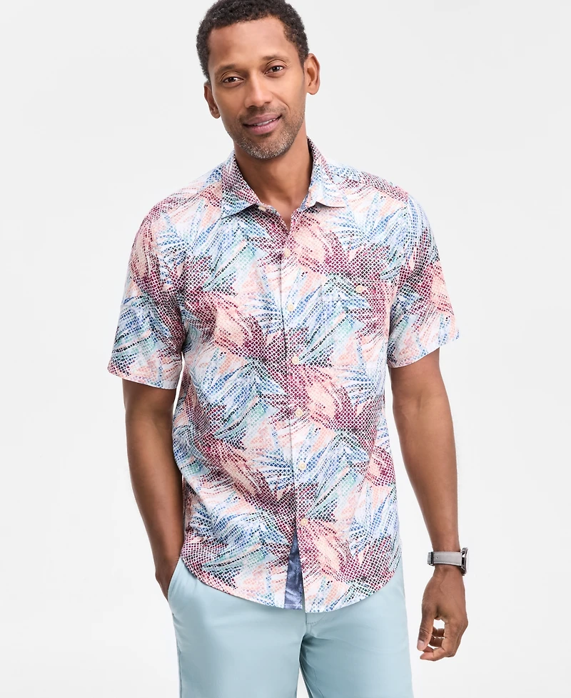 Tommy Bahama Men's Tortola Cartago Palms Short-Sleeve Shirt