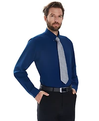 Club Room Men's Medium Gingham Dress Shirt, Macy's Exclusive
