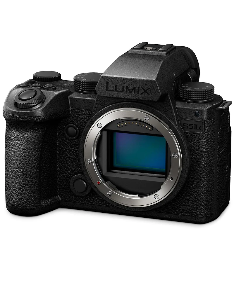 Panasonic Lumix S5IIX Mirrorless Camera, Bundle with Battery, Smart Charger and Shoulder Bag