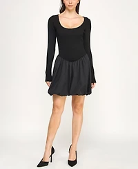 Rosie Harlow Juniors' Bubble Sweater Dress
