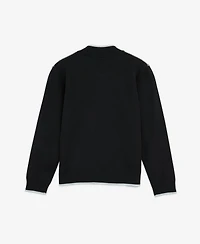 Raw X Boy's Shoulder Detail Quarter-Zip Sweater