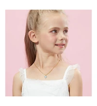 Anna Zuckerman Petit Faith Necklace in Sky Blue