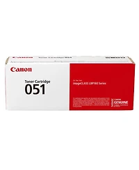 Canon 051 Black Toner Cartridge for imageCLASS LBP160 Series Printer, 1700 Pages Yield