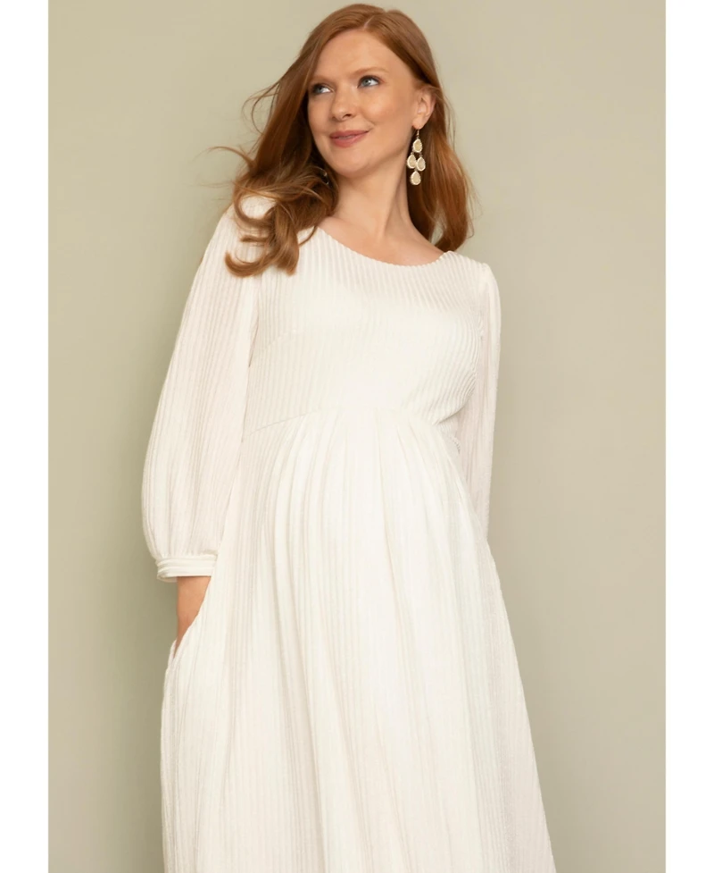 Tiffany Rose Maternity Isla Ribbed Jersey Dress