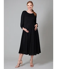 Tiffany Rose Maternity Isla Ribbed Jersey Dress