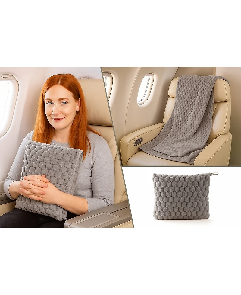 Tlanket- Clip On Travel Pillow