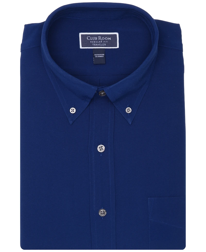 Club Room Men's Medium Gingham Dress Shirt, Macy's Exclusive