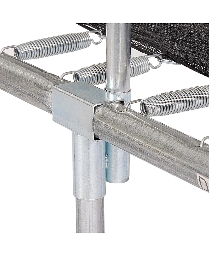 Jumpking 7ft x 10ft Rectangular Trampoline with Patented Safety Enclosure, Heavy-Duty Frame, and Powder-Coated Ladder