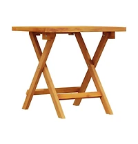 vidaXL Patio Side Table 15.7"x15.7"x15.7" Solid Wood Acacia