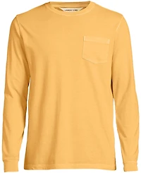 Lands' End Men's Long Sleeve Pocket Sun Faded Super-t Tee