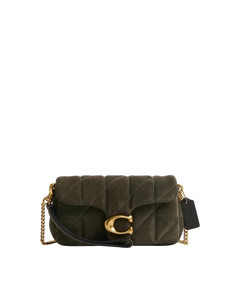 Coach Tabby Mini Quilted Suede Crossbody Bag