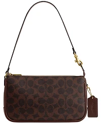 Coach Plaza Small Signature Canvas Shoulder Bag