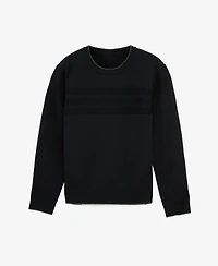 Raw X Boy's Moto Ribbing Detail Crew Neck Sweater