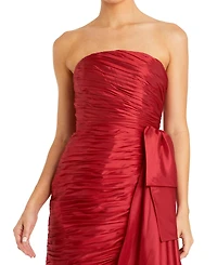 Mac Duggal Strapless Ruched Mini Dress
