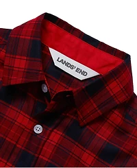 Lands' End Boys Long Sleeve Poplin Shirt