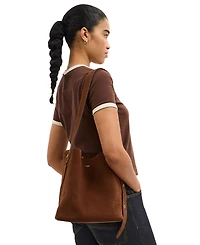 Coach Women's Bleecker Suede Medium Bucket Bag