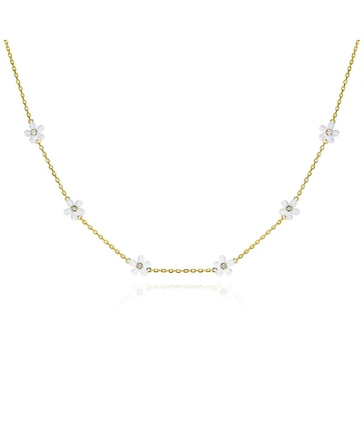 Anna Zuckerman Petit Rosie White Necklace