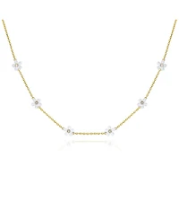 Anna Zuckerman Petit Rosie White Necklace