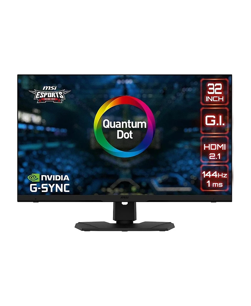 Msi Optix MPG321UR-qd 32" 16:9 4K Ultra Hd 144Hz Ips Lcd Hdr Gaming Monitor, Metallic Black