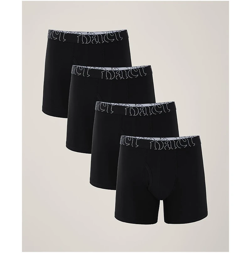 Pact Men's Organic Cotton Everyday Boxer Brief 4-Pack