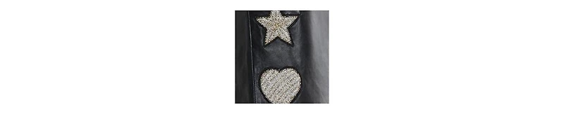 Nasty Gal Women's Leather Patched Pants