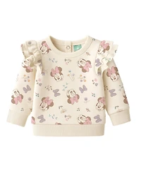 Disney Baby Girls 3-Piece Minnie Mouse Sweatshirt, T-Shirt and Pants Set