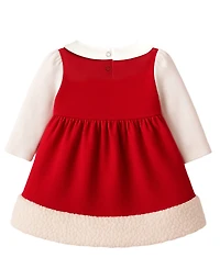 Disney Baby Girls 3-Piece Minnie Mouse Holiday Dress, Tights and Hat Set