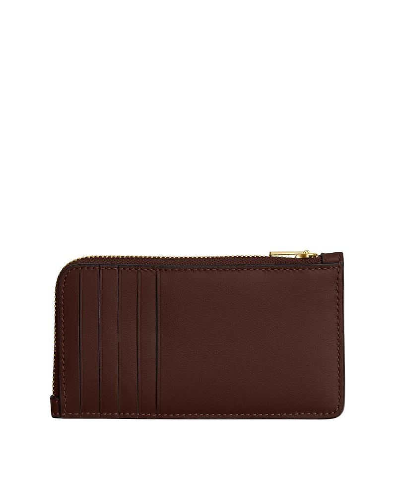 Coach Essential New York Zip Leather Card Case